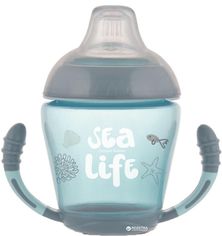 Акція на Кружка Canpol babies непроливайка с мягким силиконовым носиком Sea Life серая 230 мл (56/501_grey) від Rozetka UA