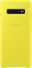 Акция на Панель Samsung Silicone Cover для Samsung Galaxy S10 Plus (EF-PG975TYEGRU) Yellow от Територія твоєї техніки