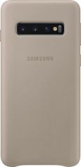Акція на Панель Samsung Leather Cover для Samsung Galaxy S10 (EF-VG973LJEGRU) Gray від Територія твоєї техніки