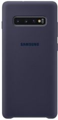 Акція на Панель Samsung Silicone Cover для Samsung Galaxy S10 Plus (EF-PG975TNEGRU) Navy від Територія твоєї техніки