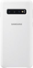 Акція на Панель Samsung Silicone Cover для Samsung Galaxy S10 (EF-PG973TWEGRU) White від Територія твоєї техніки