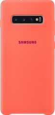 Акція на Панель Samsung Silicone Cover для Samsung Galaxy S10 Plus (EF-PG975THEGRU) Berry Pink від Територія твоєї техніки