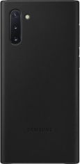 Акция на Чехол Samsung Leather Cover для Samsung Galaxy Note 10 (EF-VN970LBEGRU) Black от Територія твоєї техніки