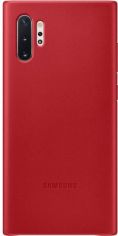 Акция на Чохол Samsung Leather Cover для Samsung Galaxy Note 10 Plus (EF-VN975LREGRU) Red от Територія твоєї техніки