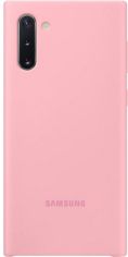 Акция на Накладка Samsung Silicone Cover для Samsung Galaxy Note 10 (EF-PN970TPEGRU) Pink от Територія твоєї техніки