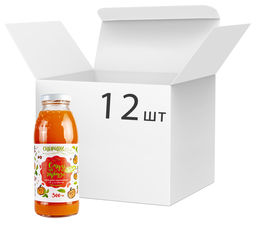 Акция на Упаковка сока тыквенно-смородинового Спориш Смузи на тыкве с мякотью без сахара пастеризованного 300 мл х 12 шт (4820216570335) от Rozetka UA