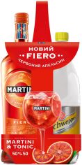 Акция на Вермут Martini Fiero 0.75 л 14.9% + Тоник 1 л (8013570048022_8011210097058) от Rozetka UA