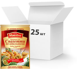 Акція на Упаковка приправы Ред Хот Маэстро для спагетти по-итальянски 25 г х 25 шт (5060140290742) від Rozetka UA