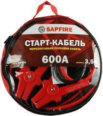 Акція на Стартовые провода Sapfire 600 А 3.5 м (4823101400717) від Rozetka UA