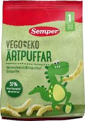 Акция на Палочки Semper Vego&Eko из зеленого горошка 12+ 50 г х 6 шт (17310100400557) от Rozetka UA