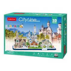 Акція на Тривимірний пазл CubicFun City line Баварія (MC267h) від Будинок іграшок