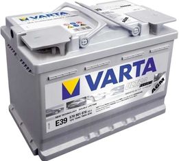 Акція на Автомобильный аккумулятор Varta Silver Dynamic AGM 70А Ев (-/+) E39 (760EN) (570901076) від Rozetka UA