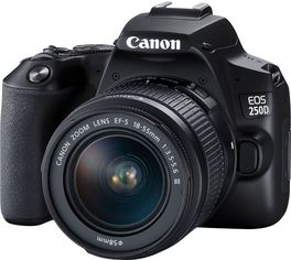 Акция на Фотоаппарат Canon EOS 250D BK 18-55 DC III (3454C009AA) Официальная гарантия! от Rozetka UA