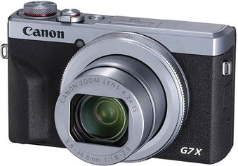 Акція на Фотоаппарат Canon Powershot G7 X Mark III Silver (3638C013) Официальная гарантия! від Rozetka UA