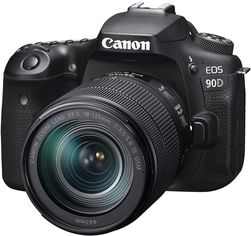 Акція на Фотоаппарат Canon EOS 90D EF-S 18-135mm IS USM Kit Black (3616C029) Официальная гарантия! від Rozetka UA