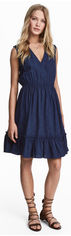 Акция на Платье H&M 0499305 34 Темно-синее (6666000038647) от Rozetka UA