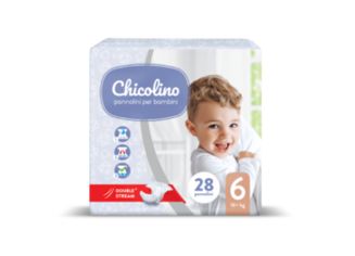 Акция на Подгузники Chicolino 6 (16+ кг), 28 шт. от Pampik