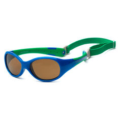 Акция на Солнцезащитные очки Koolsun Flex сине-зеленые до 3 лет (KS-FLRS000) от Будинок іграшок