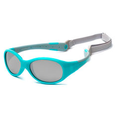 Акція на Солнцезащитные очки Koolsun Flex бирюзово-серые до 6 лет (KS-FLAG003) від Будинок іграшок