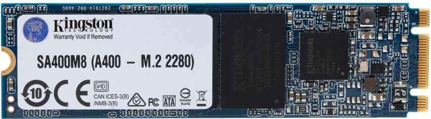 Акція на Kingston SSD SSDNow A400 480GB M.2 2280 SATAIII 3D V-NAND (SA400M8/480G) від Rozetka UA