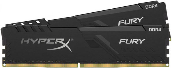 Акція на Оперативная память HyperX DDR4-3733 32768MB PC4-29864 (Kit of 2x16384) Fury Black (HX437C19FB3K2/32) від Rozetka UA