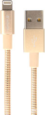 Акція на Кабель Verbatim Apple Lightning - USB 1 м Золотистый (48861) від Rozetka UA
