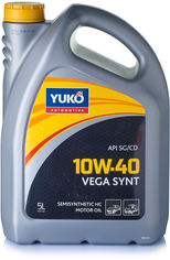 Акція на Моторное масло Yuko Vega Synt 10W-40 5 л (4820070242126) від Rozetka UA