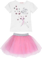 Акція на Костюм (футболка + юбка) Bupper BUPP19187 92 см Розовый с молочным (ROZ6300000636) від Rozetka UA