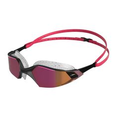 Акція на Speedo HP Pro Mirror Очки для Плавания Чёрные/Красные/Золотистые від SportsTerritory