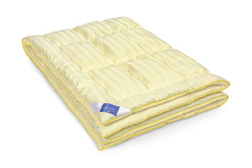Акція на Детское зимнее антиаллергенное одеяло MirSon 068 Carmela EcoSilk Hand made 110х140 см від Podushka