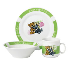 Акция на Набор посуды детской Limited Edition Bear 3 прибора D1216 от Podushka