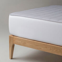 Акція на Наматрасник бязевый натяжной Ютек Меланж Melange Cotton 150х190 см від Podushka
