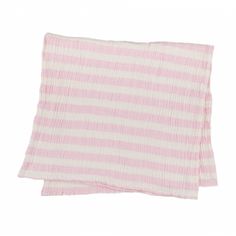 Акція на Плед-накидка Barine Stripe muslin pembe розовый 77х82 см від Podushka