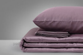 Акция на Комплект постельного белья MirSon 0231 Excalibur фиолетовый Двуспальный комплект от Podushka