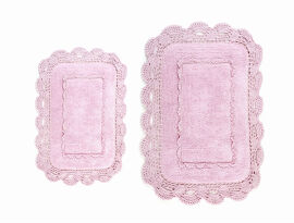 Акция на Набор ковриков в ванную Irya Anita pembe розовый от Podushka