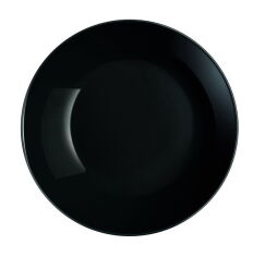 Акция на Тарелка суповая Luminarc Diwali Black 20 см P0787 от Podushka
