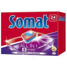 Акция на Таблетки для посудомоечной машины Somat All in one 24 таблетки 9000101347814 от Podushka