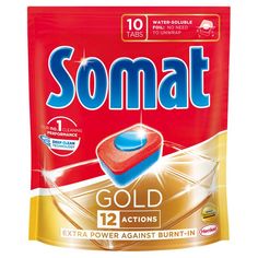 Акція на Таблетки для посудомоечной машины Somat Gold 10х19,2 г 9000101320831 від Podushka