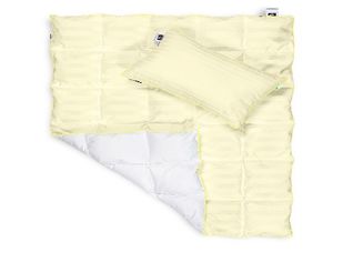 Акція на Набор детский летний MirSon 856 Carmela EcoSilk одеяло и подушка летнее 110х140 см + подушка 40х60 см від Podushka