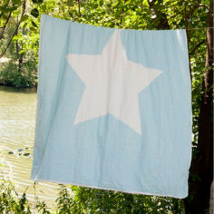 Акція на Плед-накидка Barine North Star throw blue 130х170 см від Podushka