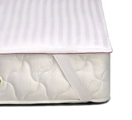 Акция на Наматрасник хлопковый с резинками по углам MirSon DeLuxe Cotton 4090 60х120 см от Podushka