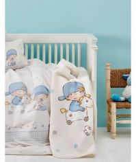 Акция на Постельное белье в кроватку Karaca Home Baby boys Детский комплект от Podushka