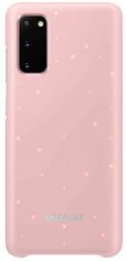 Акция на Панель Samsung LED Cover для Samsung Galaxy S20 (EF-KG980CPEGRU) Pink от Територія твоєї техніки