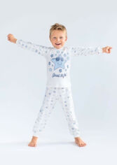 Акція на Пижама детская для мальчика Звезды 03-00673 Модный карапуз Синий звезды 92 від Podushka