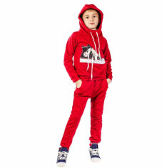 Акція на Трикотажный спортивный костюм Кед Kids Couture красный 38 від Podushka