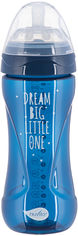 Акция на Детская Антиколиковая бутылочка для кормления Nuvita Mimic Cool 330 мл Темно-синяя (NV6052NIGHTBLUE) от Rozetka