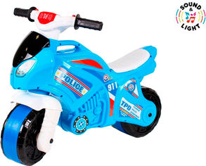 Акція на Беговел ТехноК Мотоцикл Голубой с белым (5781) (4823037605781) від Rozetka UA