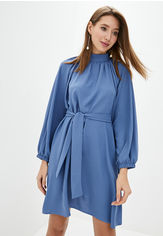 Акция на Платье Lilove 040-7 XXL (50-52) Синее (ROZ6400001744) от Rozetka UA