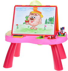 Акция на Обучающий стол Same Toy My Art centre Розовый (8806Ut) от Rozetka UA