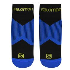 Акція на Salomon X Scream 2 шт. Мужские Носки для Бега Черные/Голубые від SportsTerritory